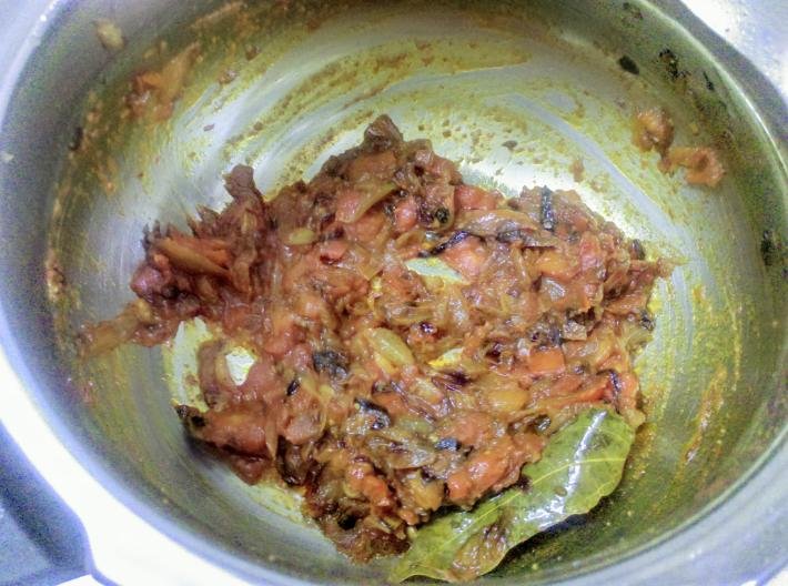 Cooked Masala for Pulao