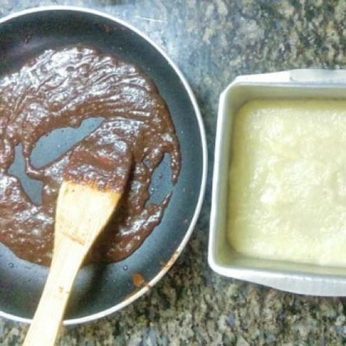 Chocolate Barfi step by step