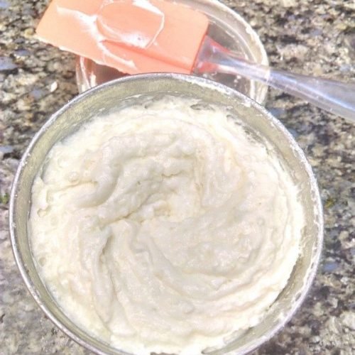 Cream Cheese Frosting step by step process