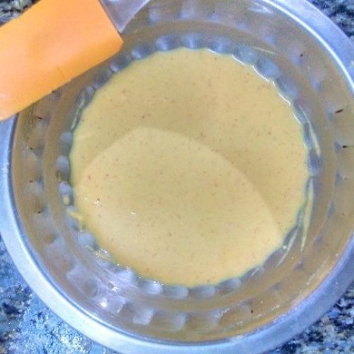 Dough mixture for Khara Boondi